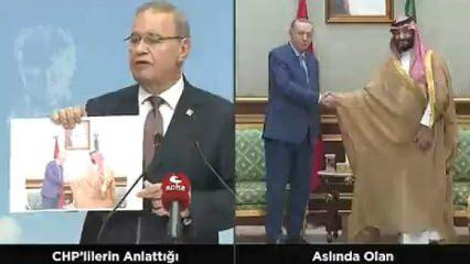 CHP'li Faik Öztrak'tan Başkan Erdoğan-Prens Selman karesiyle yalan siyaseti