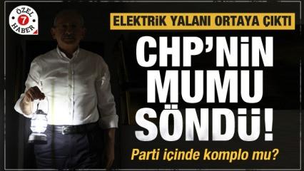 Elektrik yalanı ortaya çıktı, CHP'nin mumu söndü! Parti içinde komplo mu var?