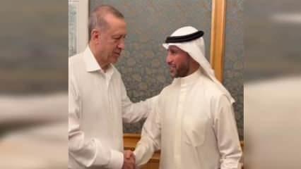 Erdoğan, Kuveyt Meclis Başkanı ile bir araya geldi: Kuveyt halkına selamımı söyle