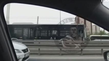 İstanbul'da yeni alınan metrobüs şoförsüz şekilde dehşet saçtı