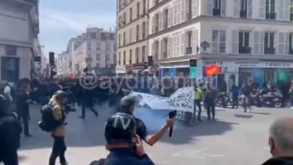 Paris'te polis göstericileri durduramıyor