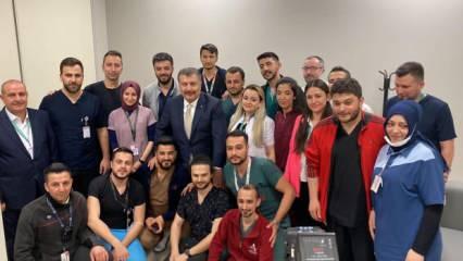Sağlık Bakanı Fahrettin Koca'dan hastanelere sürpriz ziyaret