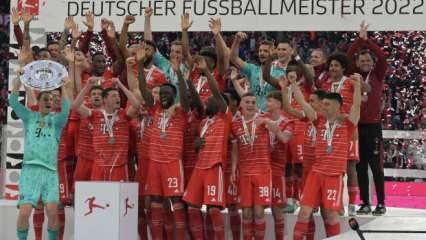 Bayern Münih şampiyonluk kupasını aldı