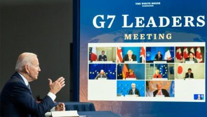 G7 çevrim içi zirvesinin ardından savaşla ilgili ortak açıklama 