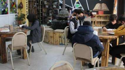 Halk Eğitimi Merkezlerinde geri dönüşüm malzemeleriyle 525 kütüphane kuruldu
