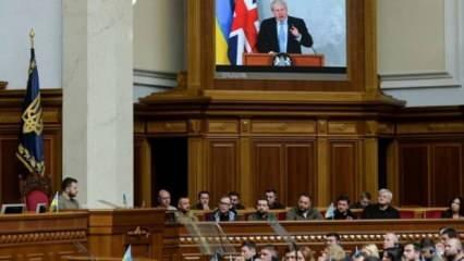 İngiltere Başbakanı Johnson Ukrayna Parlamentosuna seslendi