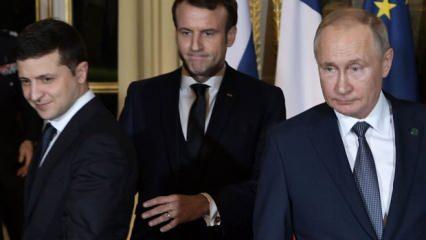 Macron ve Putin'den Ukrayna zirvesi