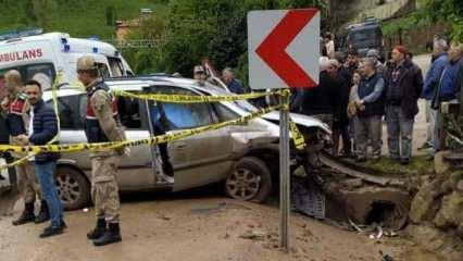 Ordu'da trafik kazası: 1 ölü, 4 yaralı 