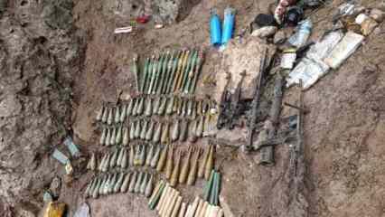 Pen&ccedil;e-Kilit Operasyonu&rsquo;nda PKK&rsquo;ya ait &ccedil;ok sayıda silah ve m&uuml;himmat ele ge&ccedil;irdi