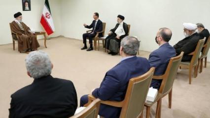 Beşşar Esed, Tahran'da İran lideri Hamaney ile bir araya geldi