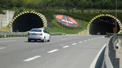 Bolu Dağı Tüneli'nin İstanbul yönü 35 gün kapalı olacak