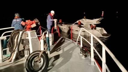 Çanakkale Boğazı'nda arıza yapan tekne kurtarıldı