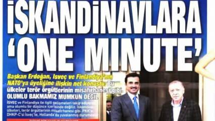 Erdoğan'dan İskandinavlara 'One Minute' (14 Mayıs Gazete Manşetleri)