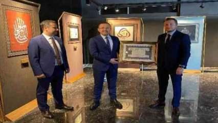 “İman Ayetleri Hat Sergisi” Albaraka Sanat Galerisi'nde açıldı