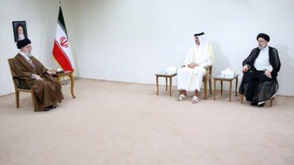 İran Lideri Hamaney ile Katar Emiri Al Sani Tahran’da görüştü