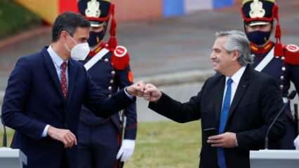 İspanya Başbakanı Arjantin Devlet Başkanı ile görüştü