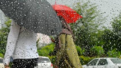 Meteoroloji rapor yayımlayarak uyardı: Kuvvetli yağış geliyor