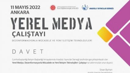 Yerel Medya Çalıştayı 11 Mayıs'ta gerçekleştirilecek
