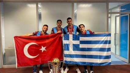 Bakasetas ve Siopis&rsquo;ten T&uuml;rk Bayrağı ile paylaşım!