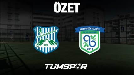 ÖZET | Bursa Yıldırımspor 0-1 Arnavutköy Belediye Gençlik Spor Kulübü