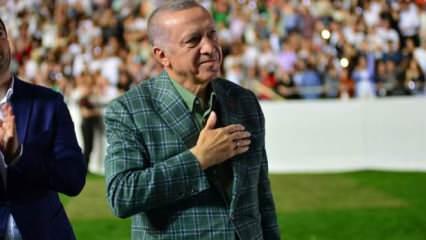 Cumhurbaşkanı Erdoğan, Anadolu Efes'i kutladı