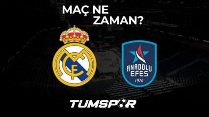 Real Madrid Anadolu Efes maçı hangi kanalda canlı yayınlanacak? EuroLeague Final Four final maçı...