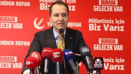 Fatih Erbakan: Son 1 ayda en fazla üye kaydeden parti olduk