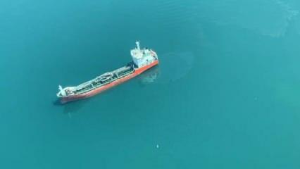 İzmit Körfezi’nde denizi kirleten gemiye 3 milyon 788 bin 628 TL ceza
