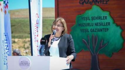 Gaziantep Büyükşehir ağaçlandırmaya devam ediyor