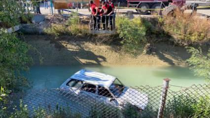 Mersin'de otomobiliyle sulama kanalına uçan bekçiden acı haber