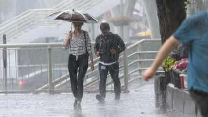 Meteorolojiden hafta sonu uyarısı! İstanbul'a Pazar günü sağanak yağış gelecek