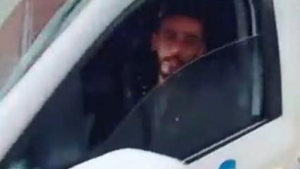 Polis aracıyla video çeken yabancı uyruklu, sınır dışı edilecek