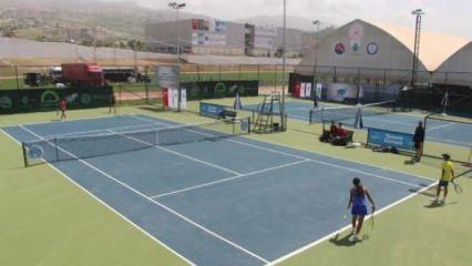 Şırnak'ta Uluslararası Cudi Cup tenis turnuvası başladı