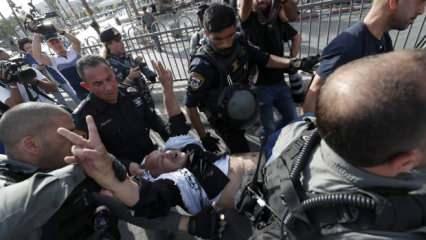 Kudüs'teki provokatif "bayrak yürüyüşü" olaylı bitti: 45 yaralı
