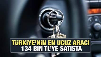 Türkiye'nin en ucuz aracı vergi dahil 134 bin TL'ye satışta! İşte tasarımı ve özellikleri