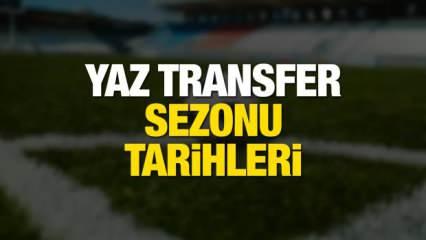 Yaz transfer sezonu ne zaman açılıyor? TFF tarihleri duyurdu! 2022-23...