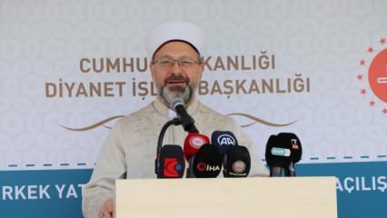 Ali Erbaş: Yatılı Kur'an kurslarımızın sayısı 2 binlere ulaştı, elhamdülillah