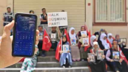 Diyarbakır'da 37 derecede evlat nöbeti: Evlatlarımız için mücadele veriyoruz