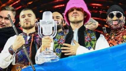 Eurovision'u kazanan Ukraynalı grup kupasını açık artırmada sattı