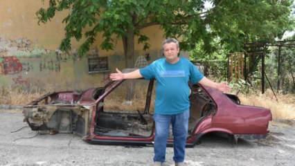 İzmir’de çalınan otomobilini buldu, 'Keşke böyle görmeseydim' dedi