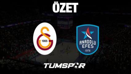 MAÇ ÖZETİ | Galatasaray 64-71 Anadolu Efes (Basketbol Süper Ligi Play-Off Yarı Finali)
