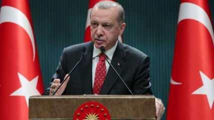 Cumhurbaşkanı Erdoğan müjdeyi açıkladı