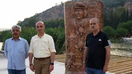 'Carettaların annesi Kaptan June', anısına anıt yapıldı