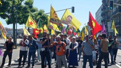 Avrupa başkentlerinde PKK paçavralarıyla eş zamanlı provokasyon! 