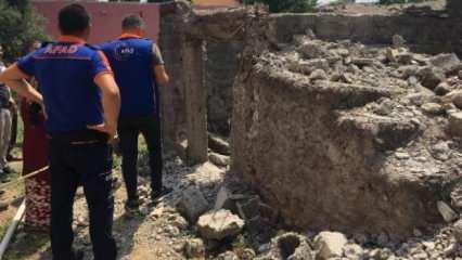 Osmaniye’de metruk bina çöktü: 1 yaralı