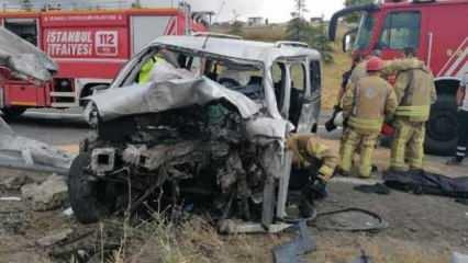 Silivri'de feci kaza: Genç sürücü hayatını kaybetti