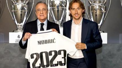 Luka Modric'ten 1 yıllık imza!