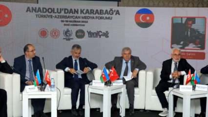 Bakü'de Anadolu'dan Karabağ'a: Türkiye-Azerbaycan Medya Forumu düzenlendi