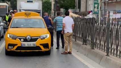 Beyoğlu’nda trafik magandası dehşet saçtı