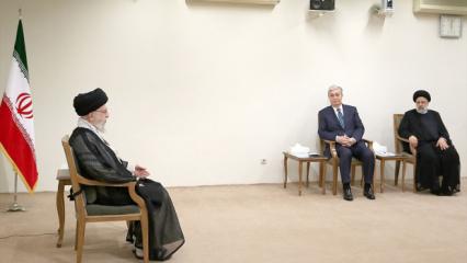 Kazakistan Cumhurbaşkanı Tokayev, İran Lideri Hamaney'le görüştü